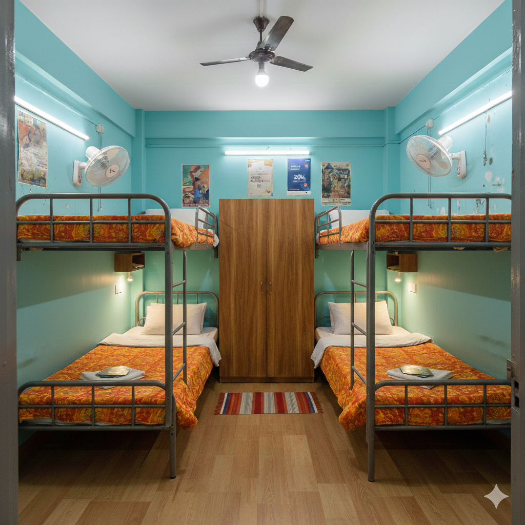 Ind Emy paying guest room photo 2